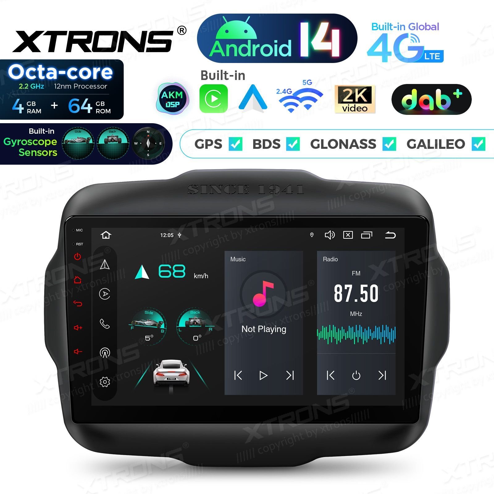 Xtrons PXP94RGJGDAB