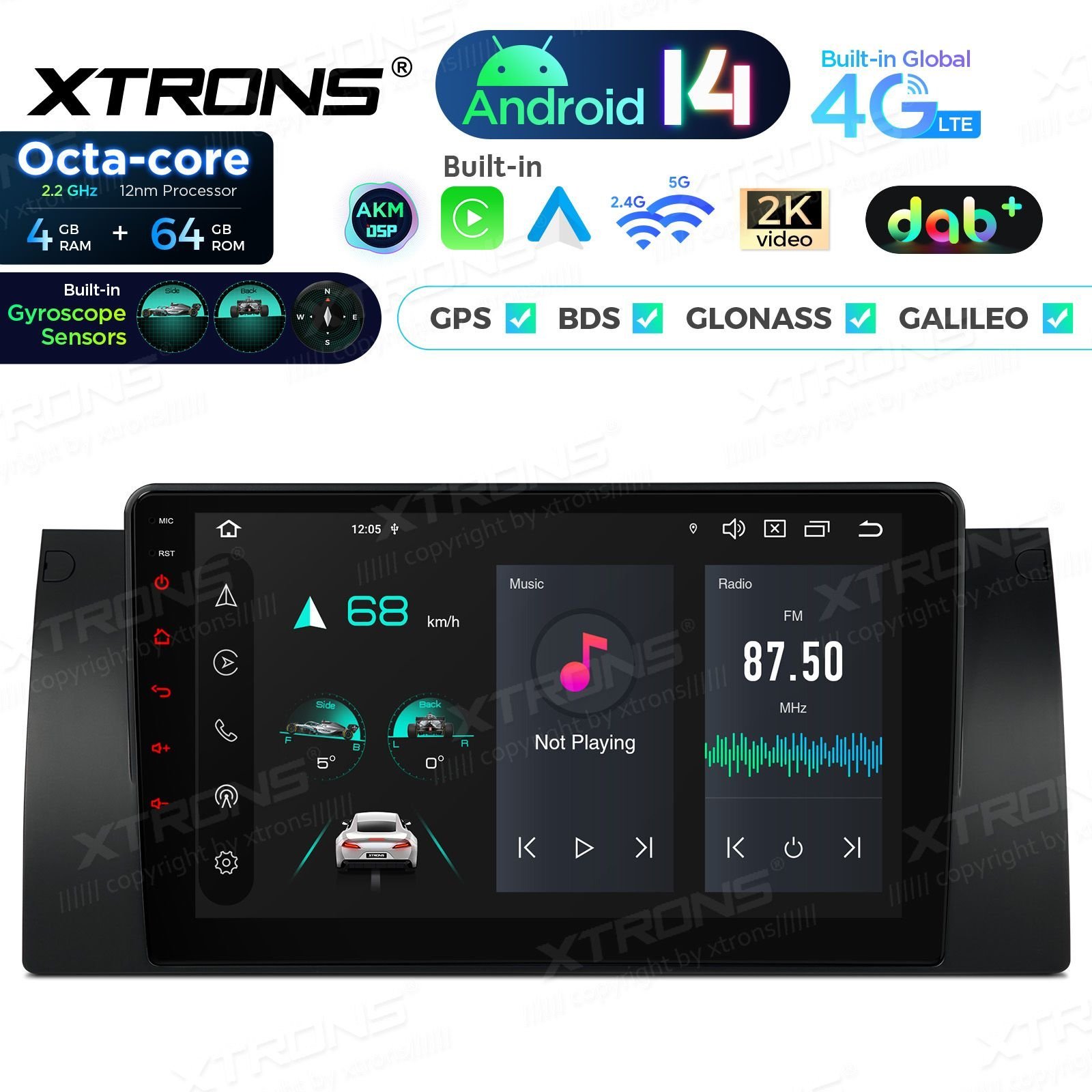 Xtrons PXP9453BGDAB